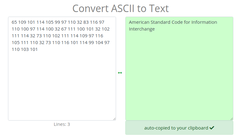 ascii